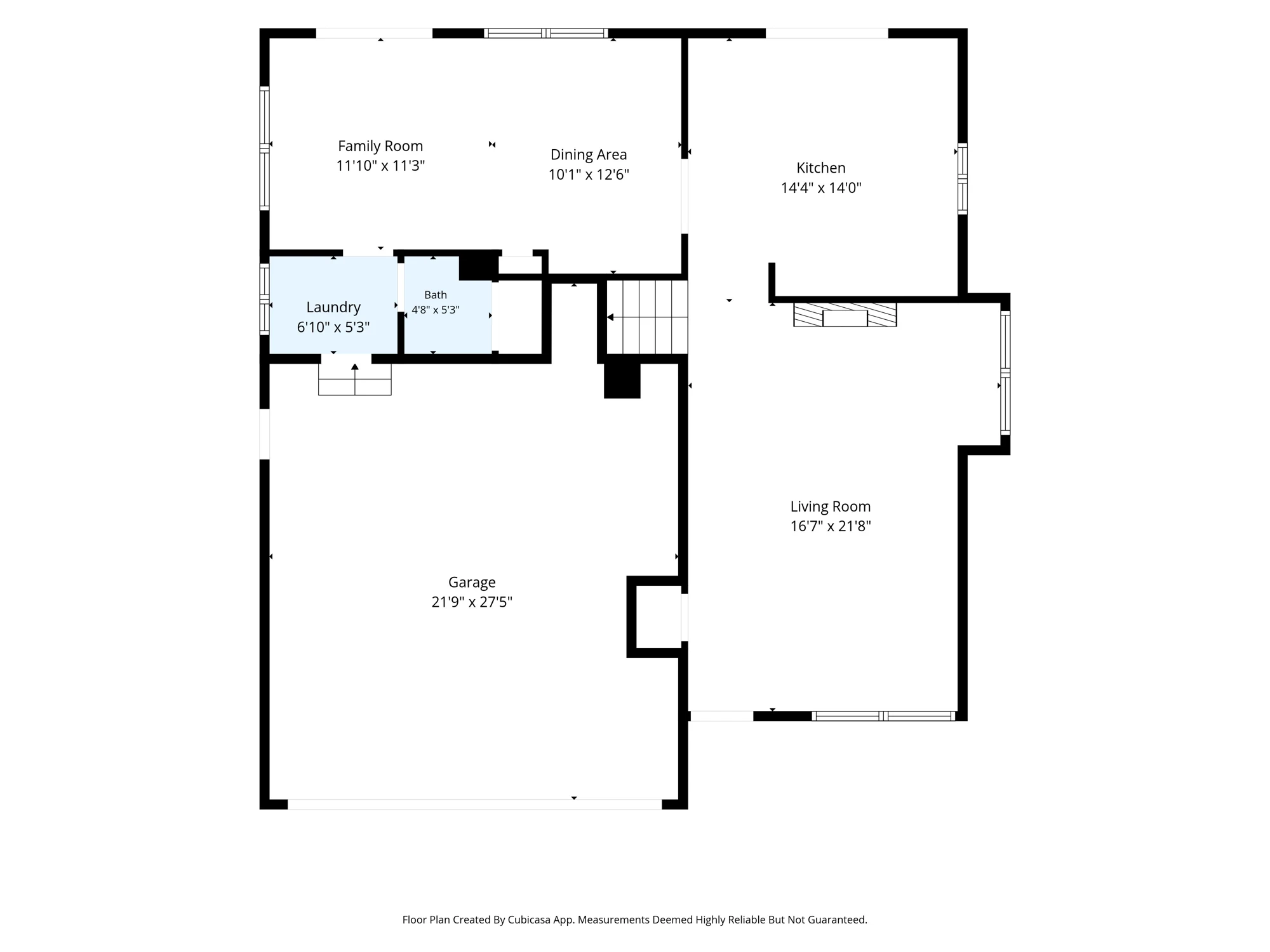 First level floor plan